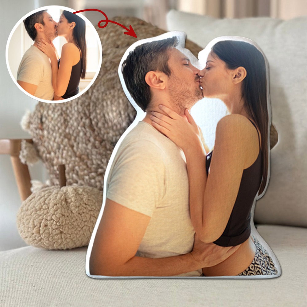 Personalized Shaped 3D Photo Pillow Keepsake Gifts for Couple Anniversary Gift