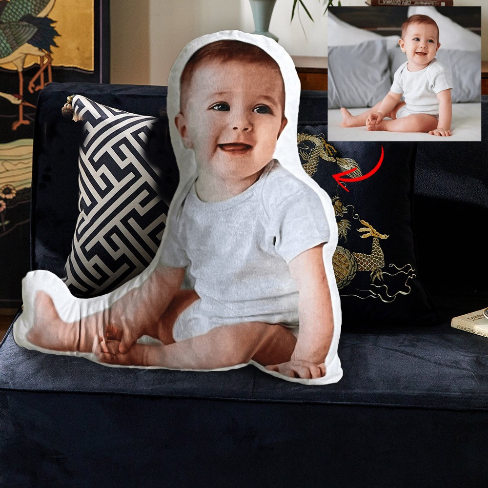 Personalized Humanoid Cushion Photo Pillow Memorial Gift New Mom Gift