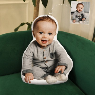 Personalized Humanoid Cushion Photo Pillow Gift for Mom New Mom Gift