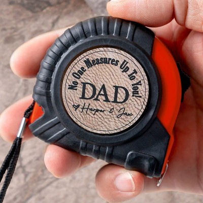 Personalized Dad No One Measures Up To You Tape Measure With Kids Names Unique Gift For Dad