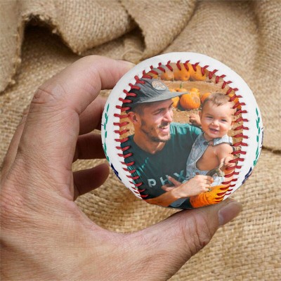 Personalized Baseball With Photo Gift For Dad Unique Father's Day Gifts