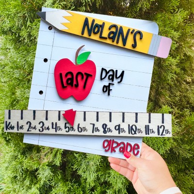 Personalized Reusable Back to School Sign First Day of School Sign With Kids Names Meaningful Gift Ideas For Kids