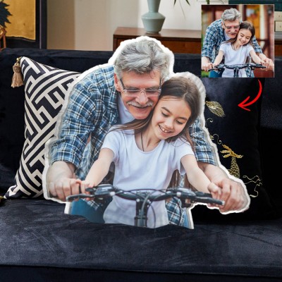 Custom Humanoid Cushion Photo Pillow Personalized Gift for Grandpa Memorial Gifts