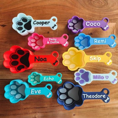 Personalized Pet Food Scoop with Name Gift Ideas for Pet Lovers